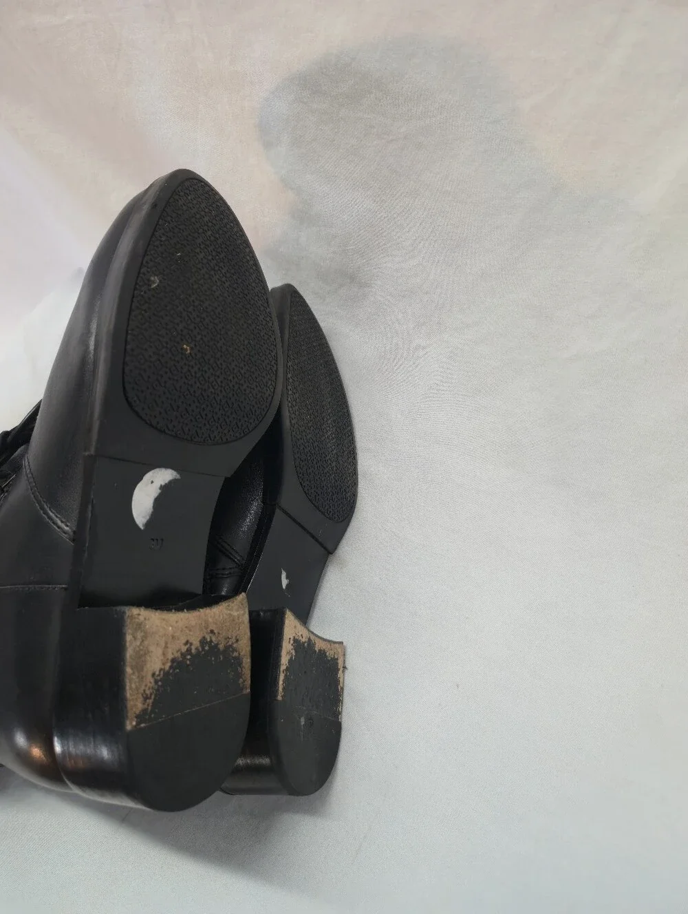 Tory Burch Miller Women's Size 8 Black Leather Pull On Riding Boots